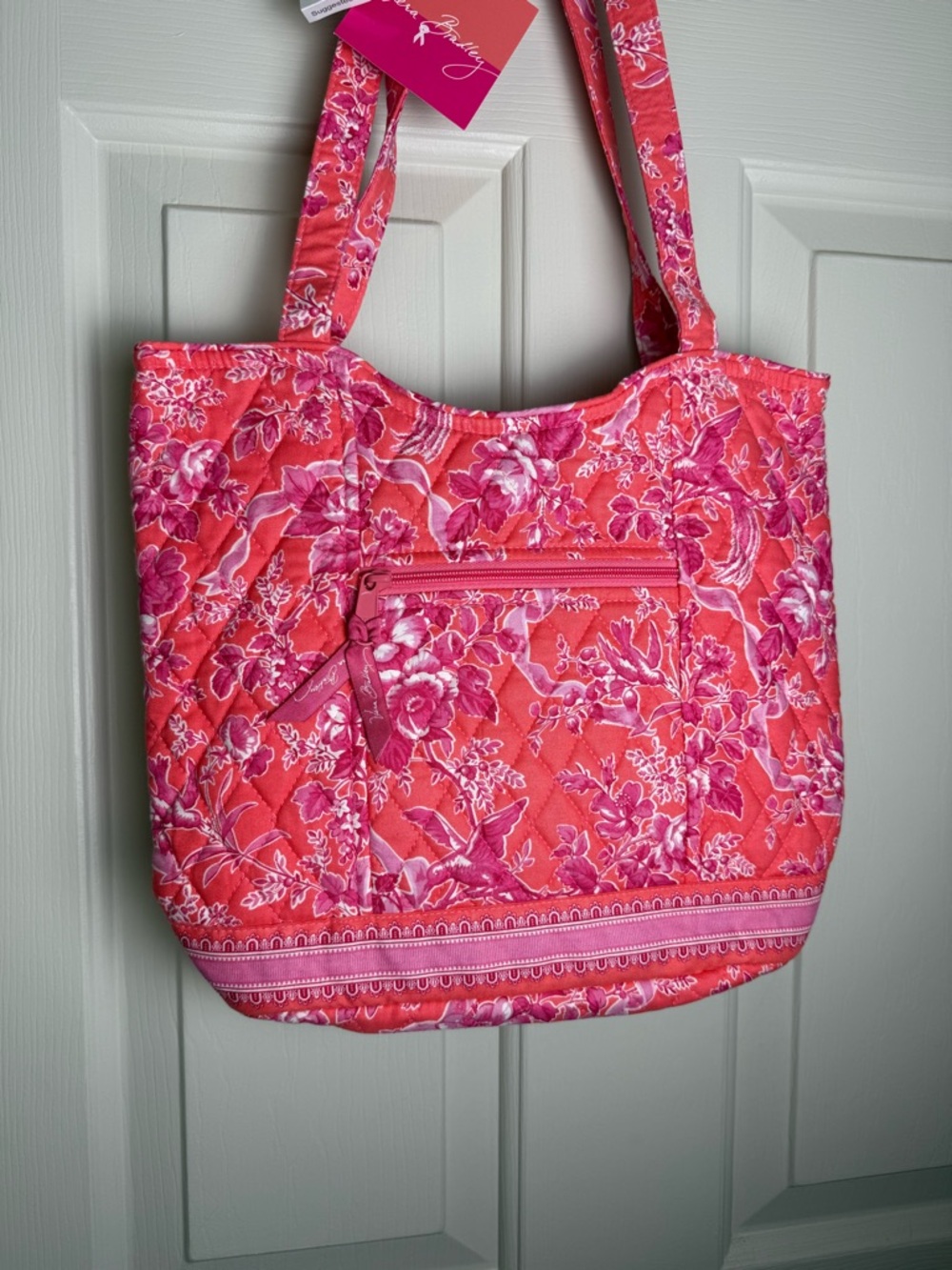 NWT Vera Bradley Hope Toile Bucket Tote Retired Pattern LAST ONE Ships FAST